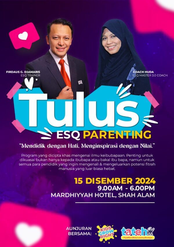 TULUS ESQ PARENTING 2024 INDIVIDUAL PACKAGE (1 PAX)